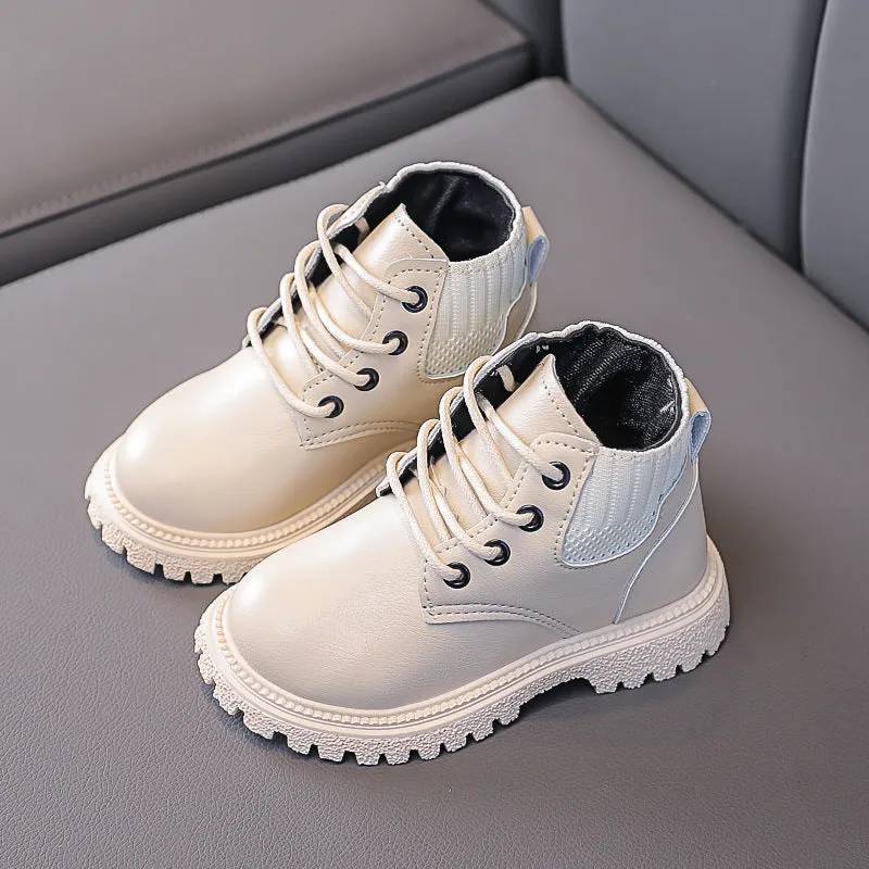 Suede Leather Baby Martin Boots