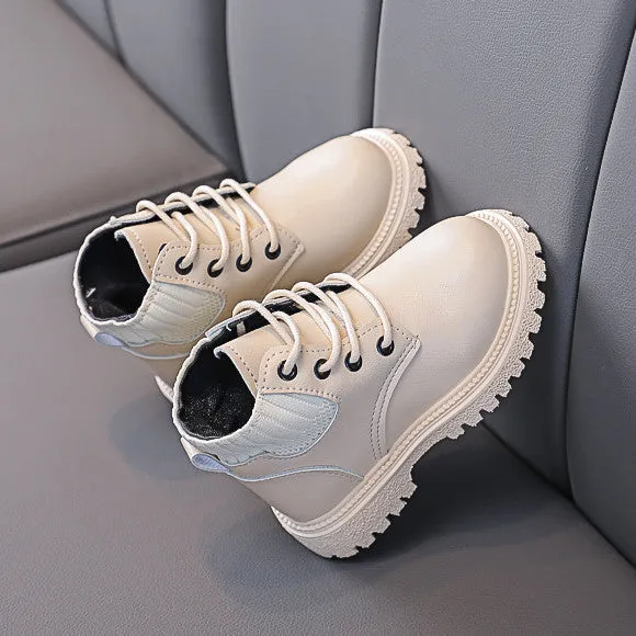 Suede Leather Baby Martin Boots