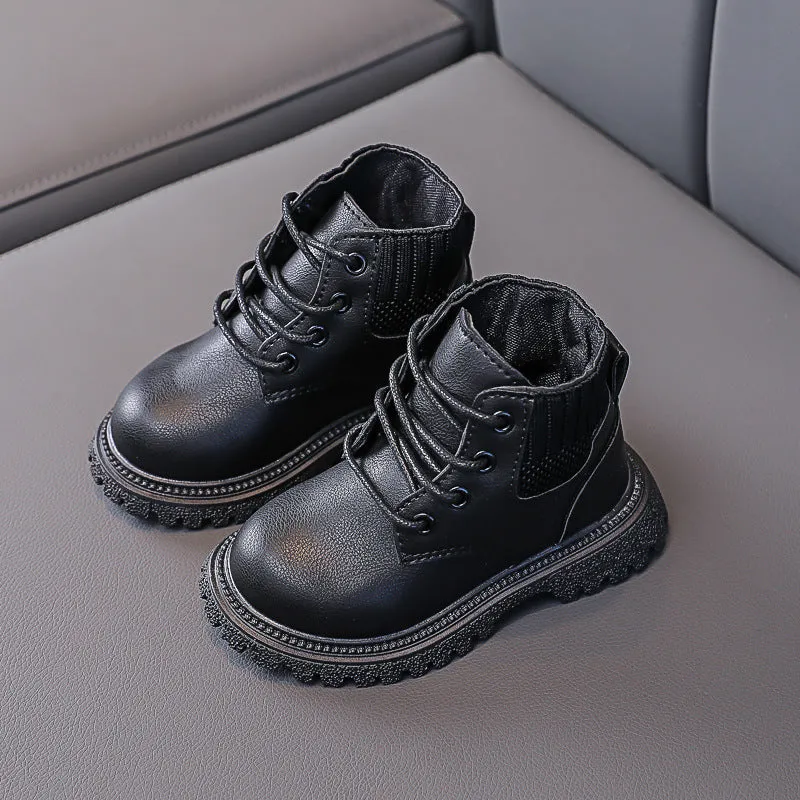 Suede Leather Baby Martin Boots