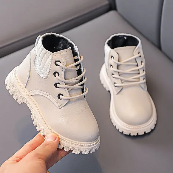 Suede Leather Baby Martin Boots