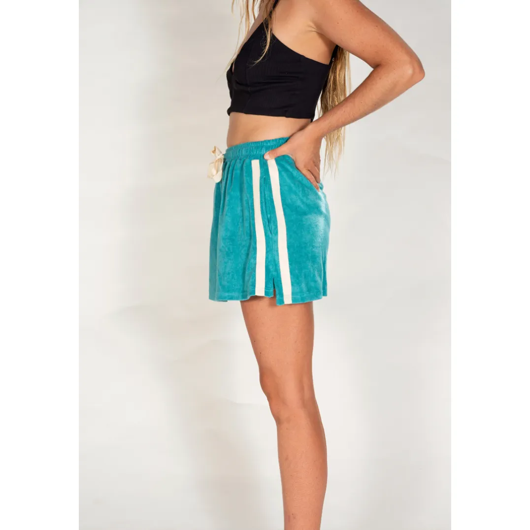 Terry Towelling Skirt - Blue Crush