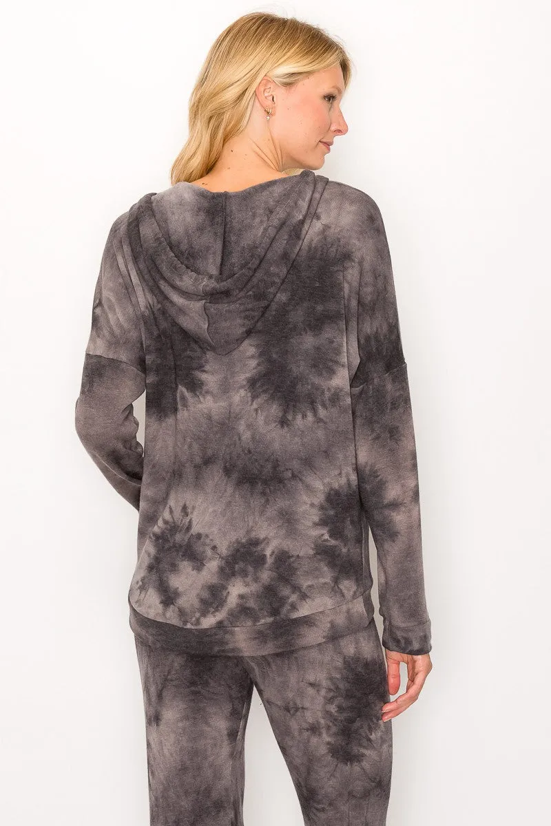 Tie Dye Fleece Hoodie