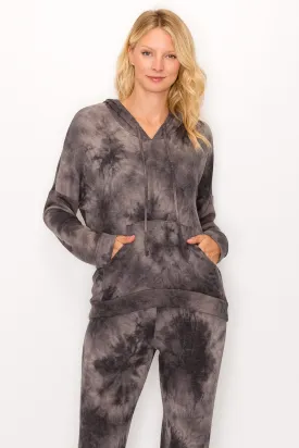 Tie Dye Fleece Hoodie