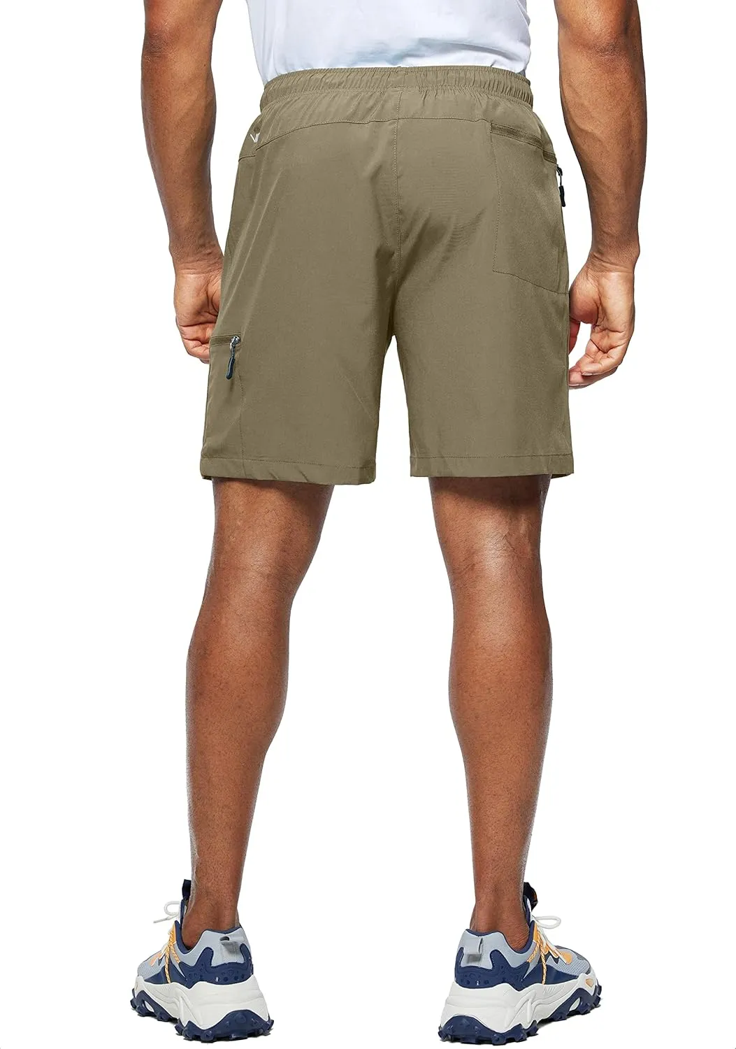 Viodia Men's Hiking Cargo Shorts Stretch Quick Dry Lightweight Shorts for Men Fishing Athletic Shorts with Pockets