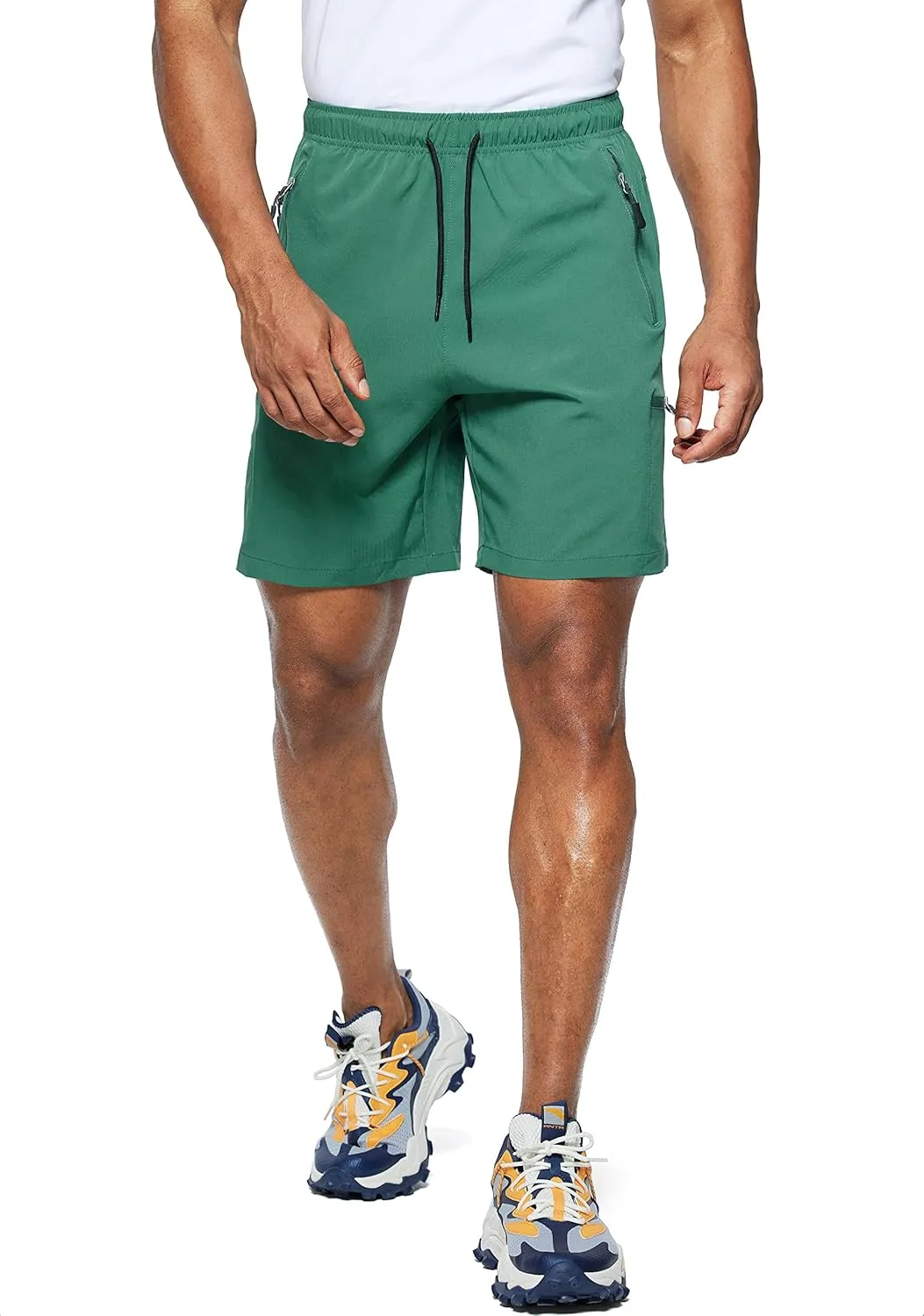 Viodia Men's Hiking Cargo Shorts Stretch Quick Dry Lightweight Shorts for Men Fishing Athletic Shorts with Pockets