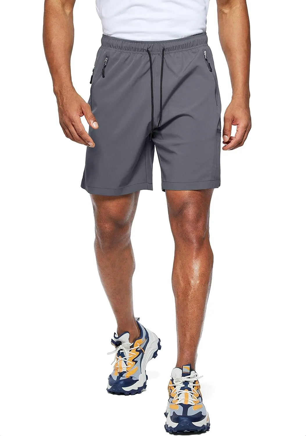 Viodia Men's Hiking Cargo Shorts Stretch Quick Dry Lightweight Shorts for Men Fishing Athletic Shorts with Pockets