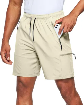 Viodia Men's Hiking Cargo Shorts Stretch Quick Dry Lightweight Shorts for Men Fishing Athletic Shorts with Pockets