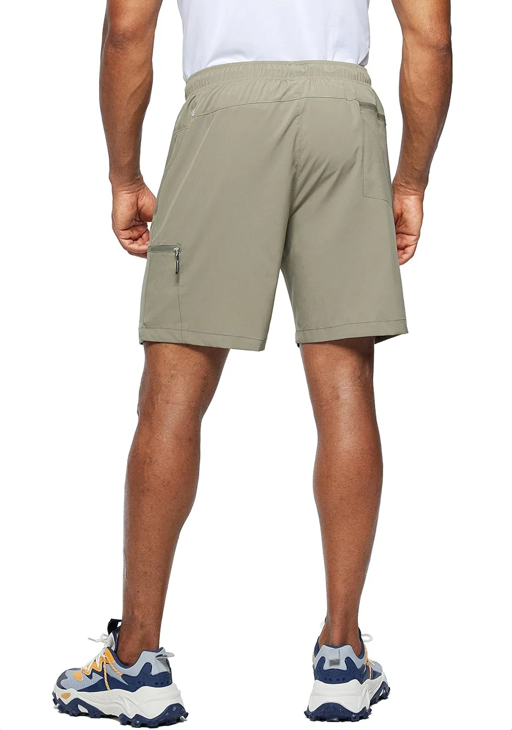 Viodia Men's Hiking Cargo Shorts Stretch Quick Dry Lightweight Shorts for Men Fishing Athletic Shorts with Pockets