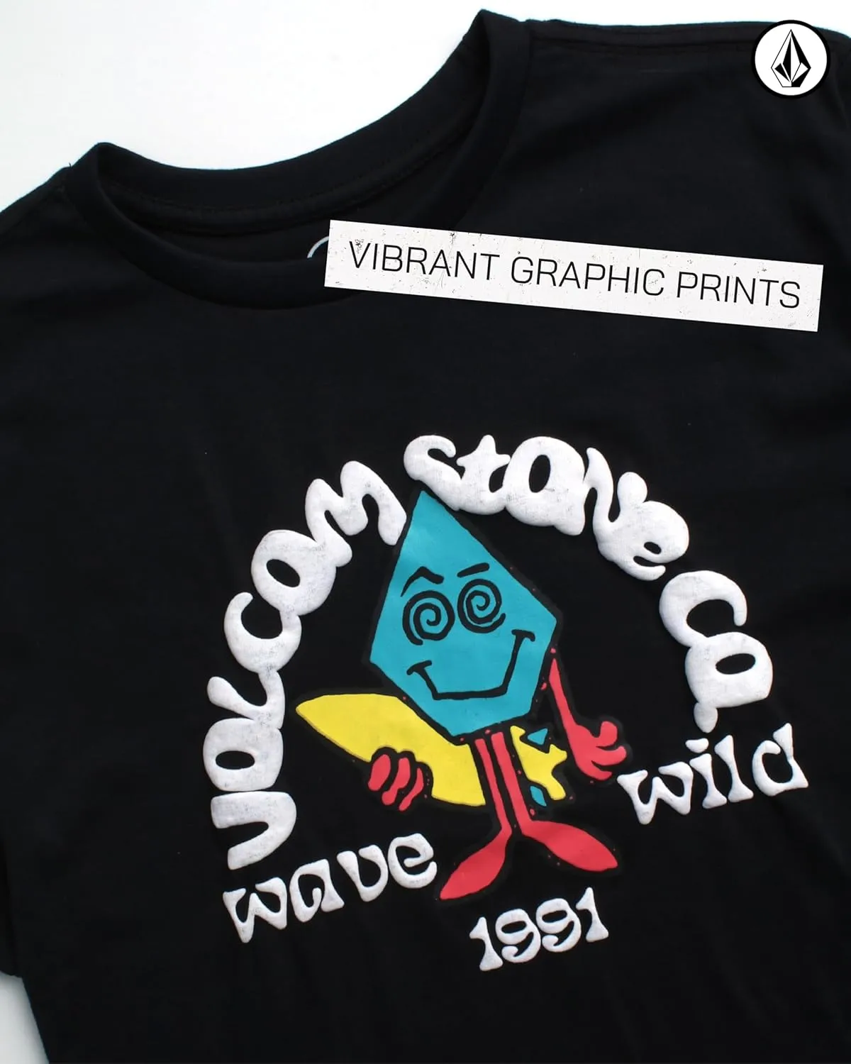 Volcom Boys T Shirt - Cotton Blend Short Sleeve Graphic Tees for Boys - Cool Casual Graphic T Shirts (Sizes: 2T-20)