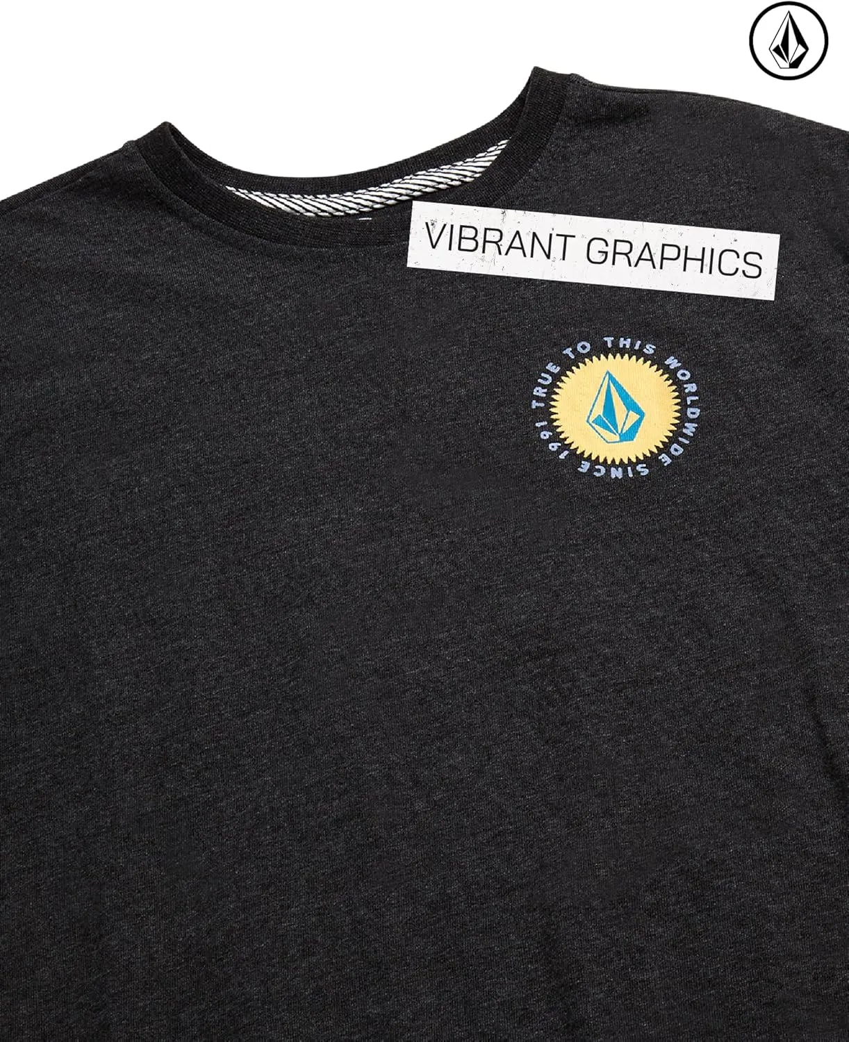 Volcom Boys T Shirt - Cotton Blend Short Sleeve Graphic Tees for Boys - Cool Casual Graphic T Shirts (Sizes: 2T-20)