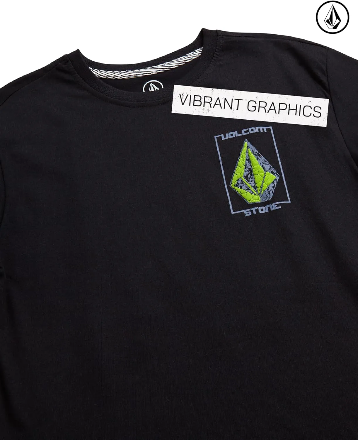 Volcom Boys T Shirt - Cotton Blend Short Sleeve Graphic Tees for Boys - Cool Casual Graphic T Shirts (Sizes: 2T-20)