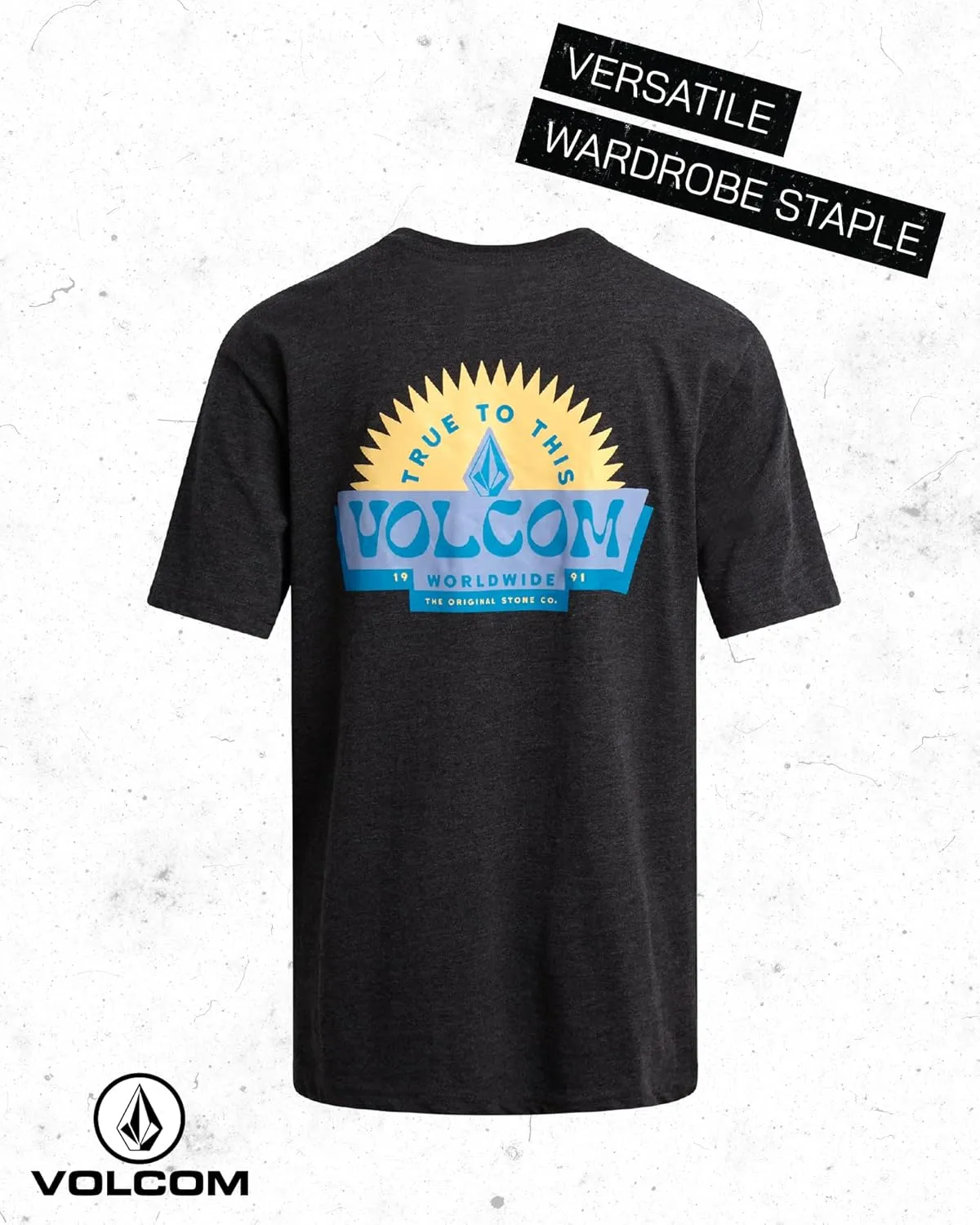 Volcom Boys T Shirt - Cotton Blend Short Sleeve Graphic Tees for Boys - Cool Casual Graphic T Shirts (Sizes: 2T-20)