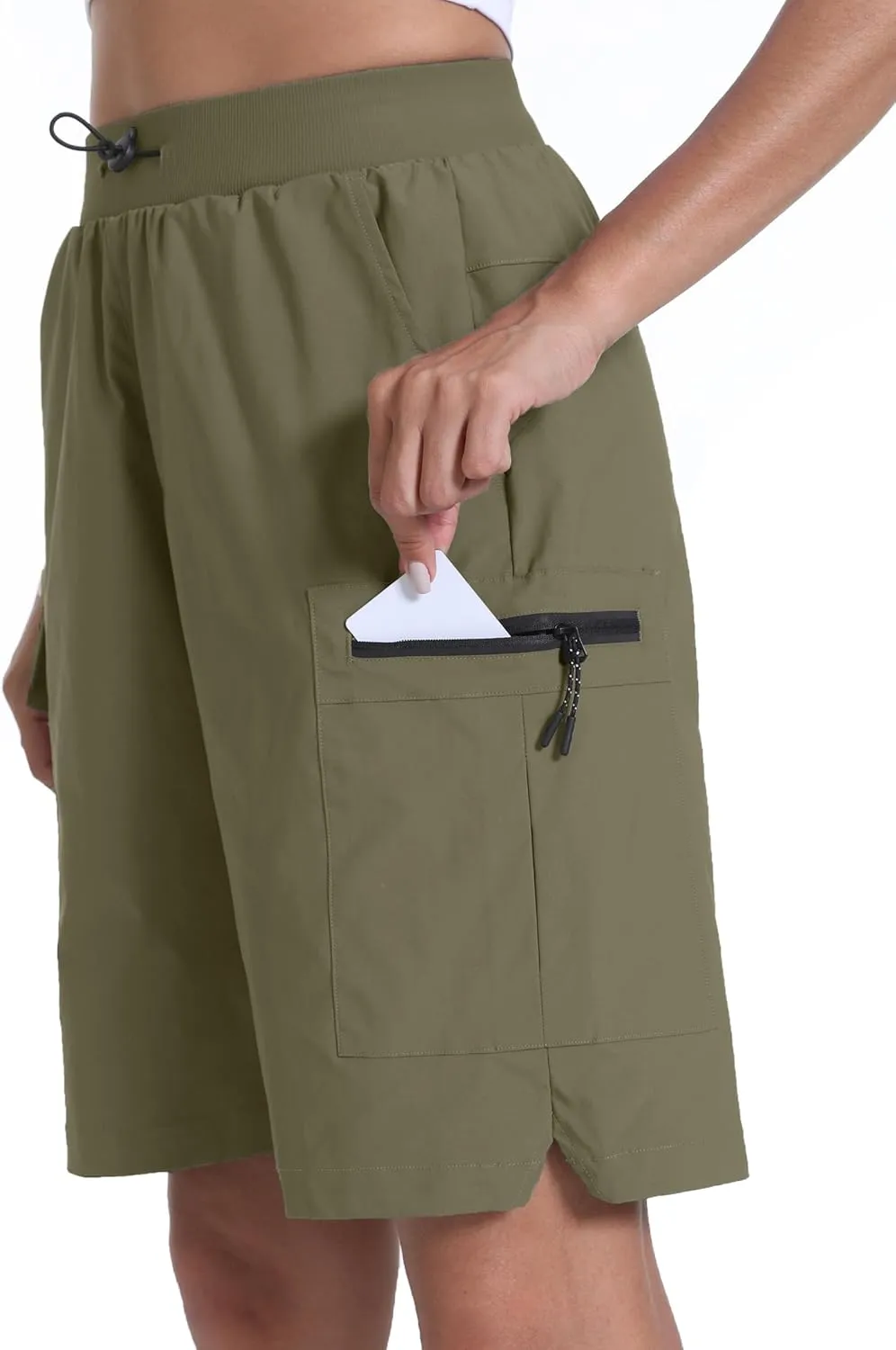 Women's Hiking Cargo Shorts Quick Dry Lightweight Shorts for Travel Athletic