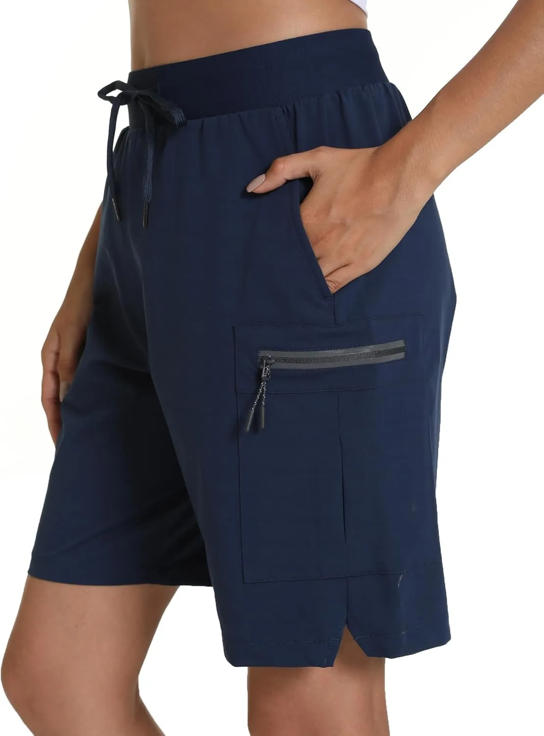 Women's Hiking Cargo Shorts Quick Dry Lightweight Shorts for Travel Athletic