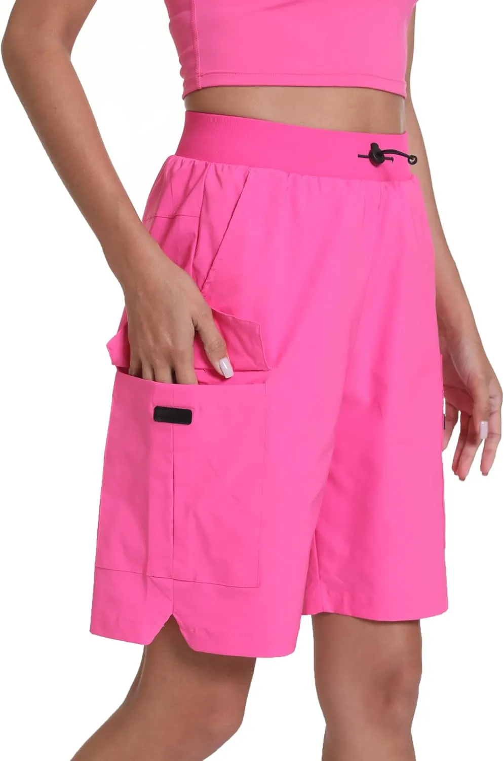 Women's Hiking Cargo Shorts Quick Dry Lightweight Shorts for Travel Athletic
