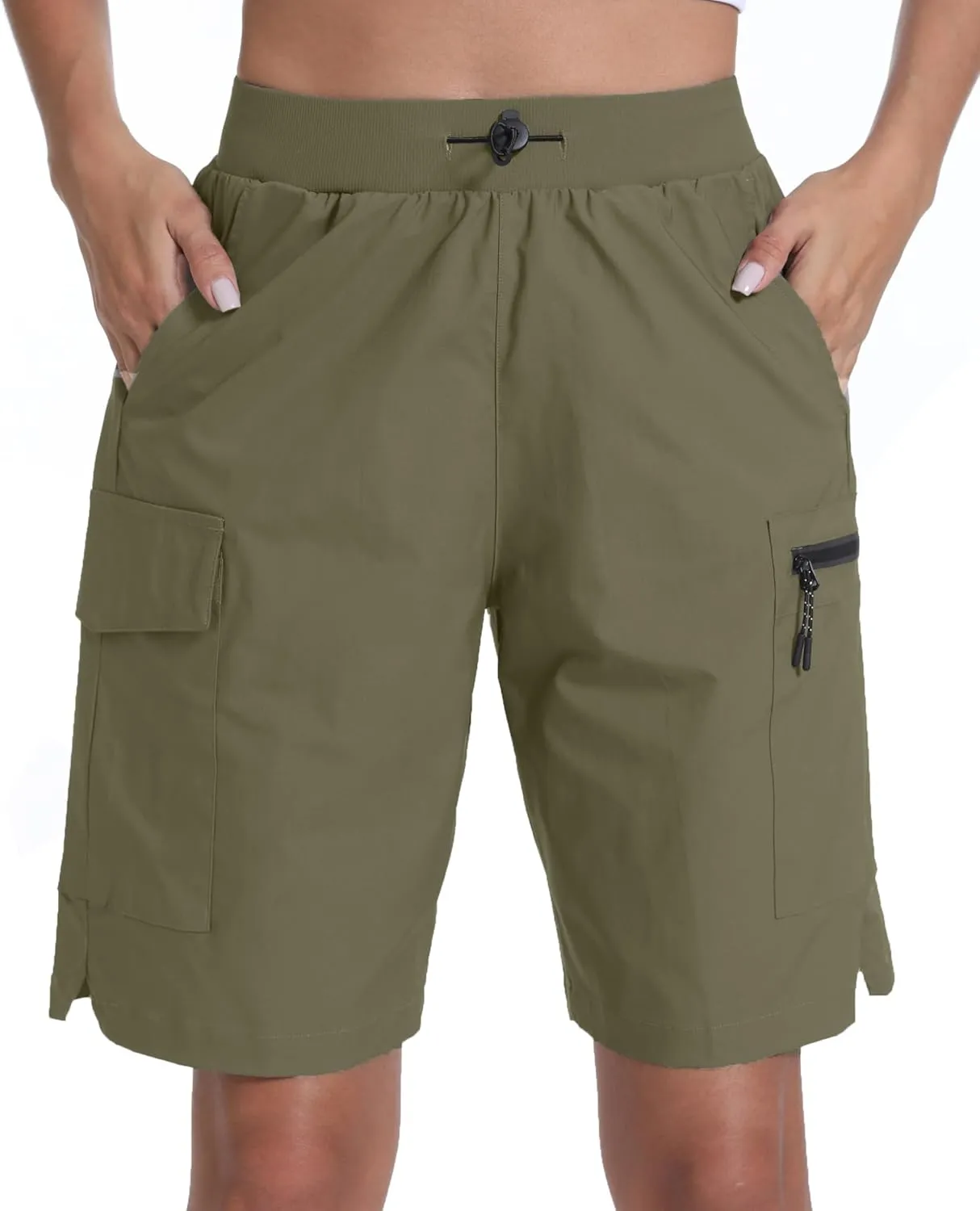 Women's Hiking Cargo Shorts Quick Dry Lightweight Shorts for Travel Athletic