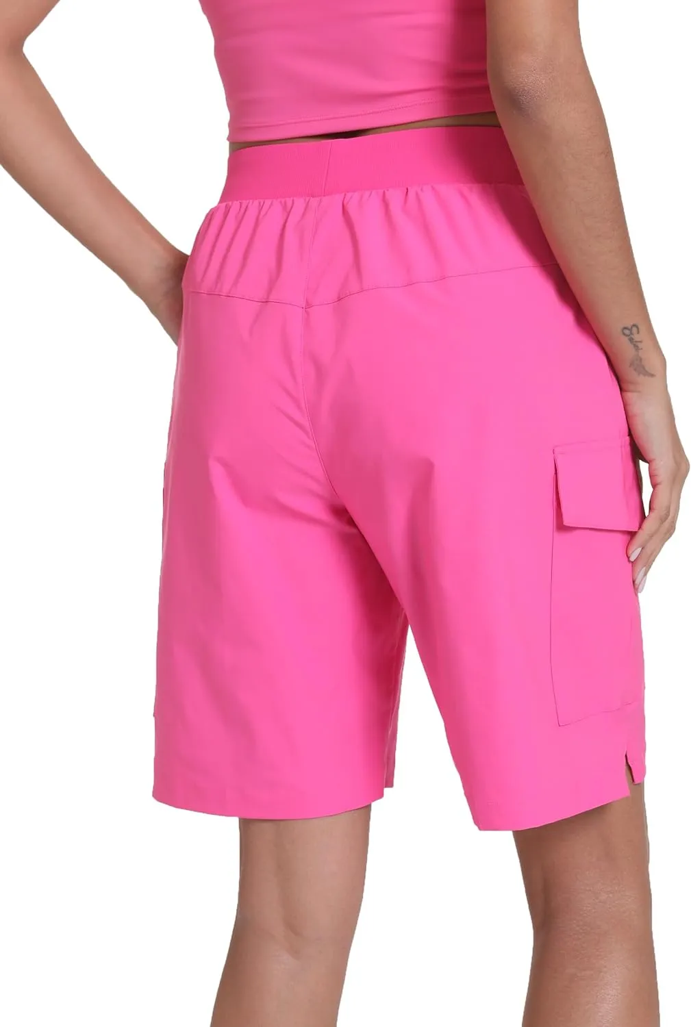 Women's Hiking Cargo Shorts Quick Dry Lightweight Shorts for Travel Athletic