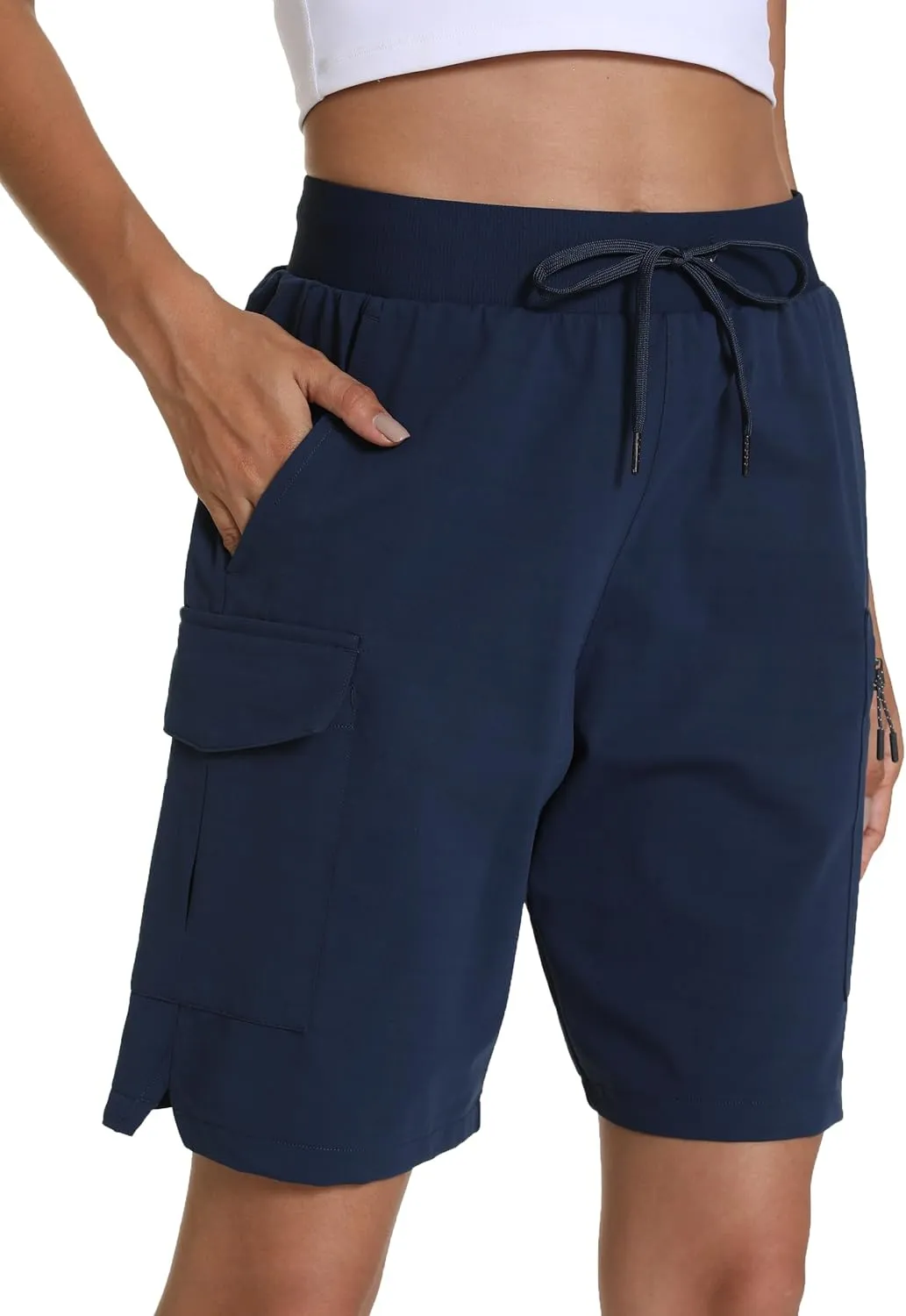 Women's Hiking Cargo Shorts Quick Dry Lightweight Shorts for Travel Athletic