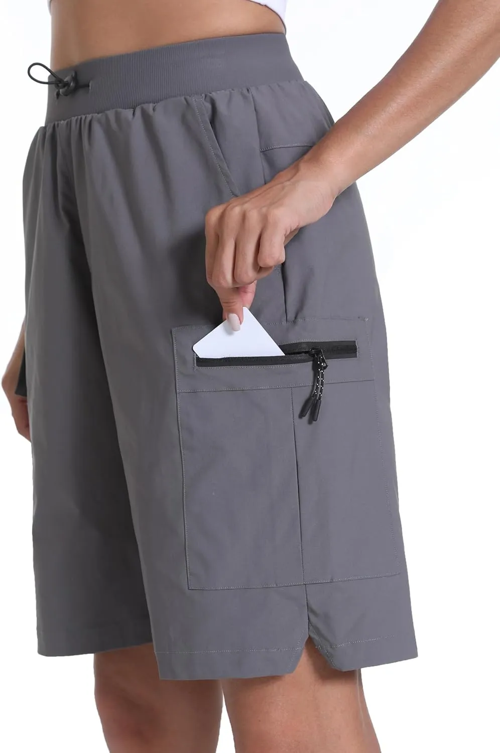 Women's Hiking Cargo Shorts Quick Dry Lightweight Shorts for Travel Athletic