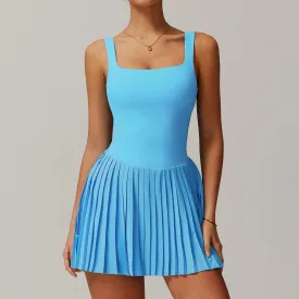 Women’s One-Piece Tennis Skirt Yoga Jumpsuit