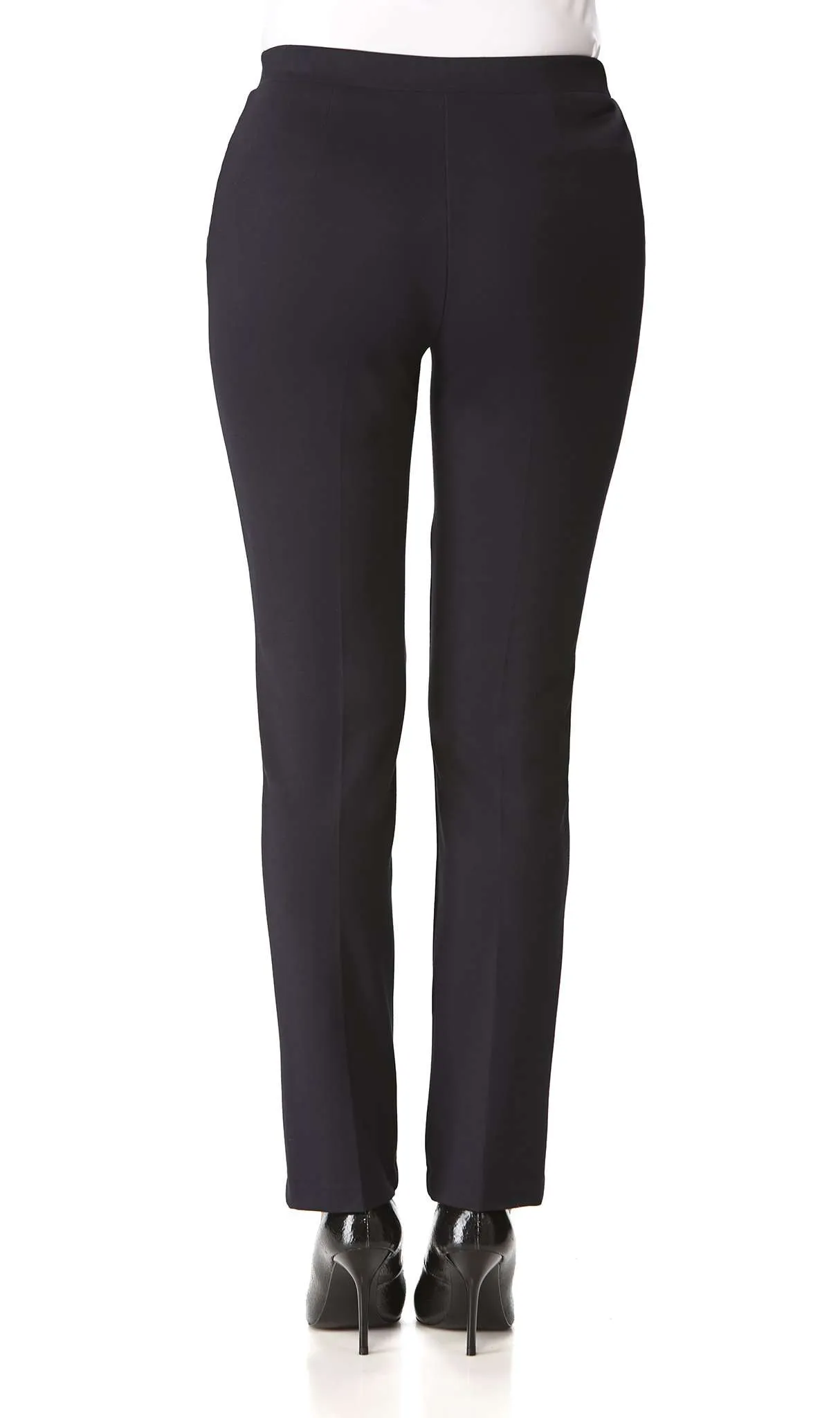Women's Pants Navy Top Quality Stretch Pant Our best Seller Flattering Comfort Fit Made In Canada Yvonne Marie Boutiques