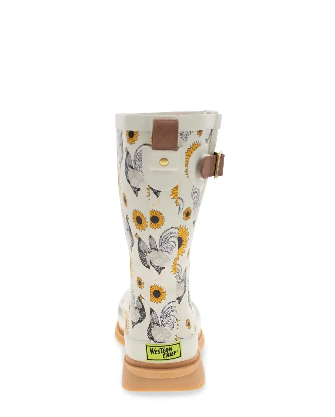 Women's Rooster Rise Mid Rain Boot – Sunflower Style Meets Waterproof Comfort