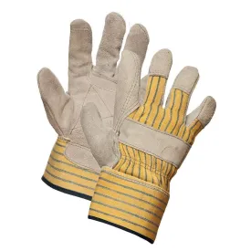 Work Gloves - Latoplast Premium Split Leather Double-Palm Gloves, 015-14-181